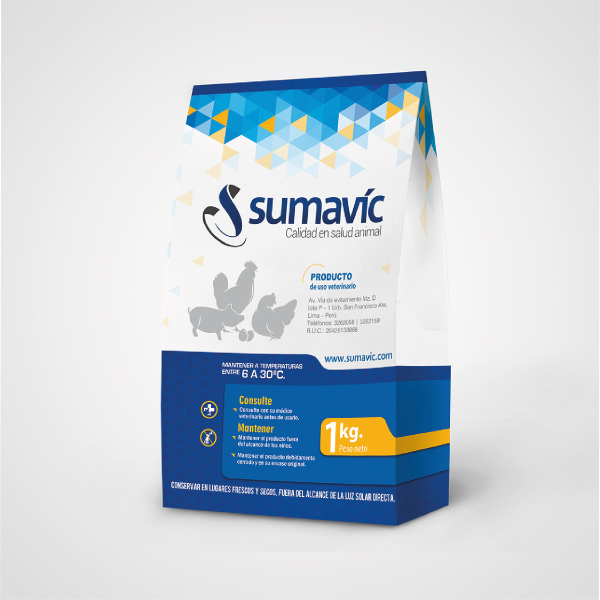 Bolsa corporativa metálica para productos veterinarios y salud animal